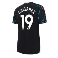 Manchester City Julian Alvarez #19 Kolmaspaita Naiset 2023-24 Lyhythihainen